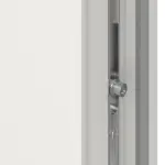 Haustür mit Seitenteil Kunststoff Premium F015 RAL 9016-RAL 9016 Detail Schließer