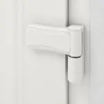 Haustür mit Seitenteil Kunststoff Premium Plus F020 RAL 9016-RAL 9016 Detail Bänder