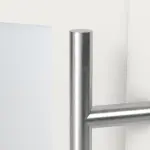 Haustür mit Seitenteil Kunststoff Premium F026 RAL 9016-RAL 9016 Detail Drücker