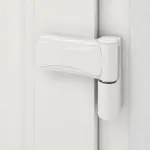 Haustür mit Seitenteil Kunststoff Premium F026 RAL 9016-RAL 9016 Detail Bänder