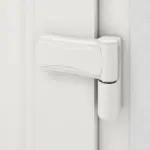Haustür mit Seitenteil Kunststoff Premium F033 RAL 9016-RAL 9016 Detail Bänder