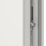 Haustür mit Seitenteil Kunststoff Premium Plus F033 RAL 9016-RAL 9016 Detail Schließer