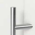 Haustür mit Seitenteil Kunststoff Premium Plus F036 RAL 9016-RAL 9016 Detail Drücker