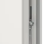 Haustür mit Seitenteil Kunststoff Premium Plus F036 RAL 9016-RAL 9016 Detail Schließer