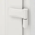 Haustür mit Seitenteil Kunststoff Premium Plus F036 RAL 9016-RAL 9016 Detail Bänder