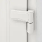 Haustür mit Seitenteil Kunststoff Premium Plus F044 RAL 9016-RAL 9016 Detail Bänder