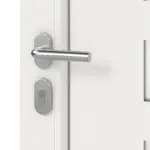 Haustür mit Seitenteil Kunststoff Premium Plus F044 RAL 9016-RAL 9016 Detail Oberfläche