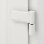 Haustür mit Seitenteil Kunststoff Premium F047 RAL 9016-RAL 9016 Detail Bänder