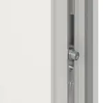 Haustür mit Seitenteil Kunststoff Premium Plus F047 RAL 9016-RAL 9016 Detail Schließer
