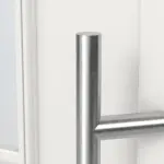 Haustür mit Seitenteil Kunststoff Premium T002 RAL 9016-RAL 9016 Detail Drücker