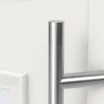 Haustür mit Seitenteil Kunststoff Premium T003 RAL 9016-RAL 9016 Detail Drücker