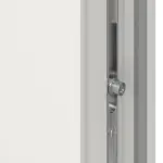 Haustür mit Seitenteil Kunststoff Premium T003 RAL 9016-RAL 9016 Detail Schließer