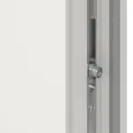 Haustür mit Seitenteil Kunststoff Premium Plus T003 RAL 9016-RAL 9016 Detail Schließer