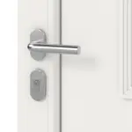 Haustür mit Seitenteil Kunststoff Premium Plus T003 RAL 9016-RAL 9016 Detail Oberfläche