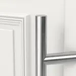 Haustür mit Seitenteil Kunststoff Premium T015 RAL 9016-RAL 9016 Detail Drücker