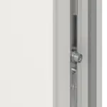 Haustür mit Seitenteil Kunststoff Premium T015 RAL 9016-RAL 9016 Detail Schließer