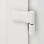 Haustür mit Seitenteil Kunststoff Premium T035 RAL 9016-RAL 9016 Detail Bänder