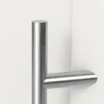 Haustür mit Seitenteil Kunststoff Premium Plus T035 RAL 9016-RAL 9016 Detail Drücker