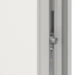 Haustür mit Seitenteil Kunststoff Premium T043 RAL 9016-RAL 9016 Detail Schließer