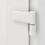 Haustür mit Seitenteil Kunststoff Premium Plus T043 RAL 9016-RAL 9016 Detail Bänder