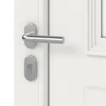 Haustür mit Seitenteil Kunststoff Premium Plus T043 RAL 9016-RAL 9016 Detail Oberfläche