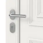 Haustür mit Seitenteil Kunststoff Premium T046 RAL 9016-RAL 9016 Detail Oberfläche