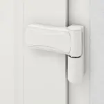 Haustür mit Seitenteil Kunststoff Premium T047 RAL 9016-RAL 9016 Detail Bänder