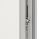 Haustür mit Seitenteil Kunststoff Premium Plus T047 RAL 9016-RAL 9016 Detail Schließer