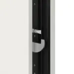 Detail Schließer von Haustür Thermo46 Motiv 950 in RAL 9016