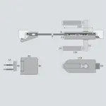 Technische Zeichnung von FLEXO Beschlagset Circolare Trenta