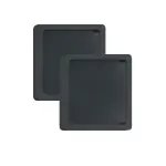 Ansicht von FLEXO Griffmuschelpaar Quadratisch in mattschwarz