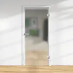 Ansicht von FLEXO Klarglas Chinchilla 4501 Glastür