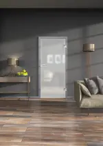 Milieu von FLEXO Klarglas Completo S 3684 Glastür