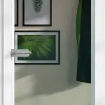 Detail von FLEXO Klarglas Cristallo 0001 Glastür