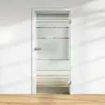 Ansicht von FLEXO Klarglas Traverso S 3605 Glastür