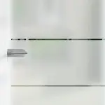 Detail von FLEXO Klarglas Traverso S 3638 Glastür