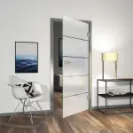 Milieu von FLEXO Klarglas Traverso S 3638 Glastür