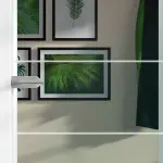 Detail von FLEXO Klarglas Traverso S 3639 Glastür