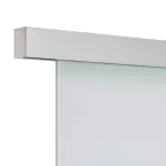 Ansicht von FLEXO Schiebetürsystem Finesse Eloxal Silber