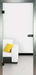 Float Klar Glastür Piktura Loft - Ornamentglas