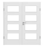 Frontbild von Bütte Weiß LA 9 Basic Durat Doppelflügeltür inkl. Zarge - Huga