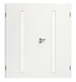 Bild von Doppelflügeltür LA-10 Weißlack RAL 9016 Premium inkl. Zarge