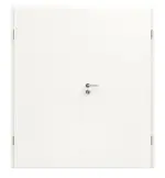 Bild von Brillantweiß 9016 Optima Doppelflügeltür inkl. Zarge - Jeld-Wen