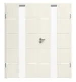 Bild von Linea 03 LA-03 Weißlack Premium Doppelflügeltür inkl. Zarge