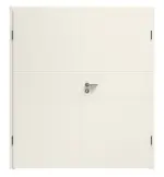 Bild von Linea 04 Weißlack Premium Doppelflügeltür inkl. Zarge