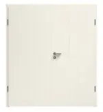 Bild von Linea 05 Weißlack Premium Doppelflügeltür inkl. Zarge