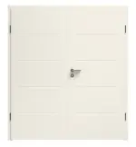 Bild von Linea 06 Weißlack Premium Doppelflügeltür inkl. Zarge