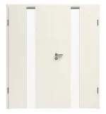 Bild von Linea 07 LA-07 Weißlack Premium Doppelflügeltür inkl. Zarge