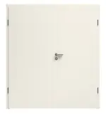 Bild von Linea 08 Weißlack Premium Doppelflügeltür inkl. Zarge