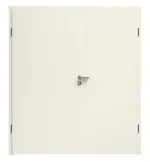 Bild von Linea 12 Weißlack Premium Doppelflügeltür inkl. Zarge